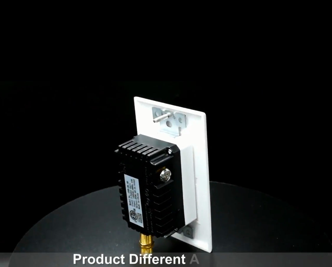 15 amp receptacle outlet with 4amp usb port.