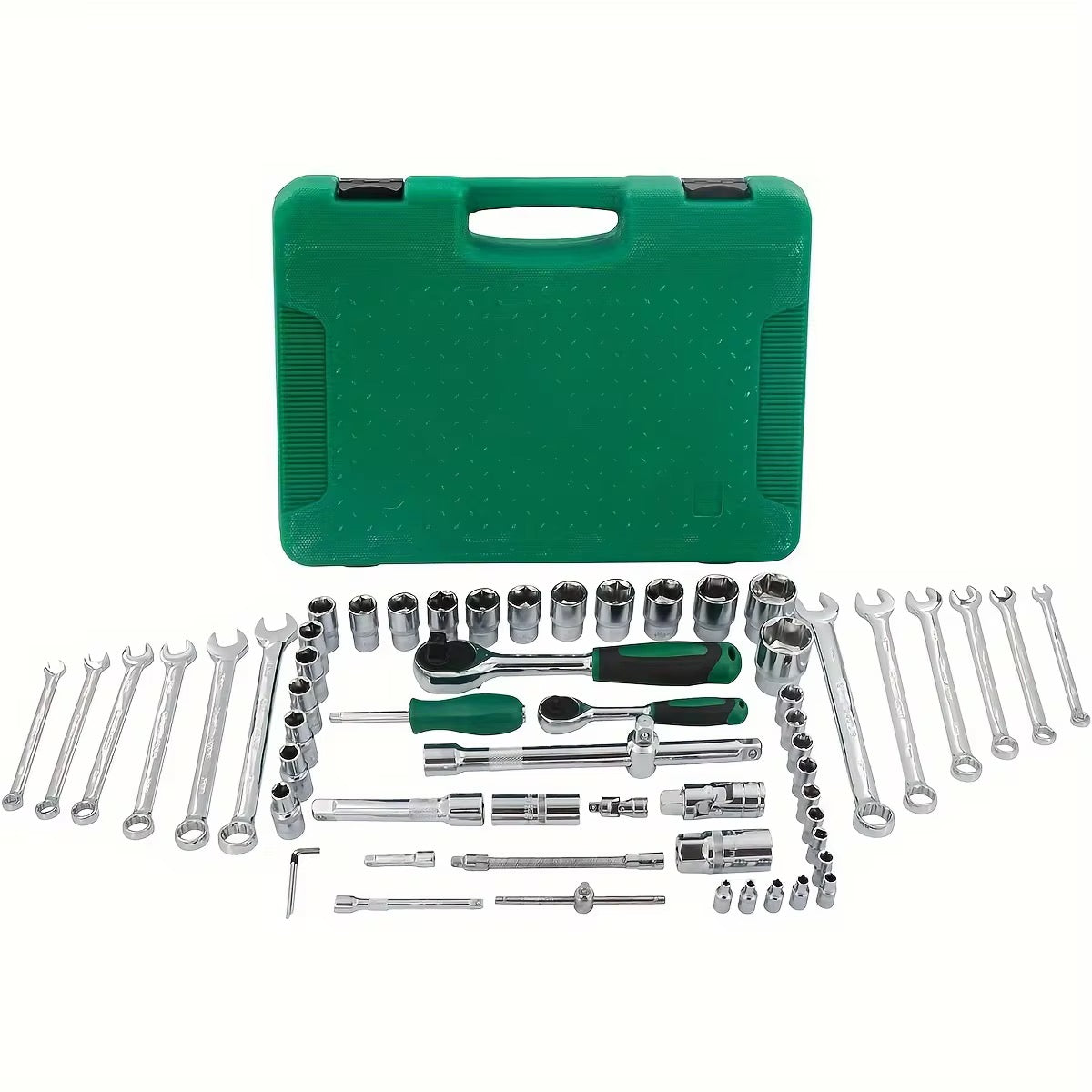 61-piece professional chrome tool set