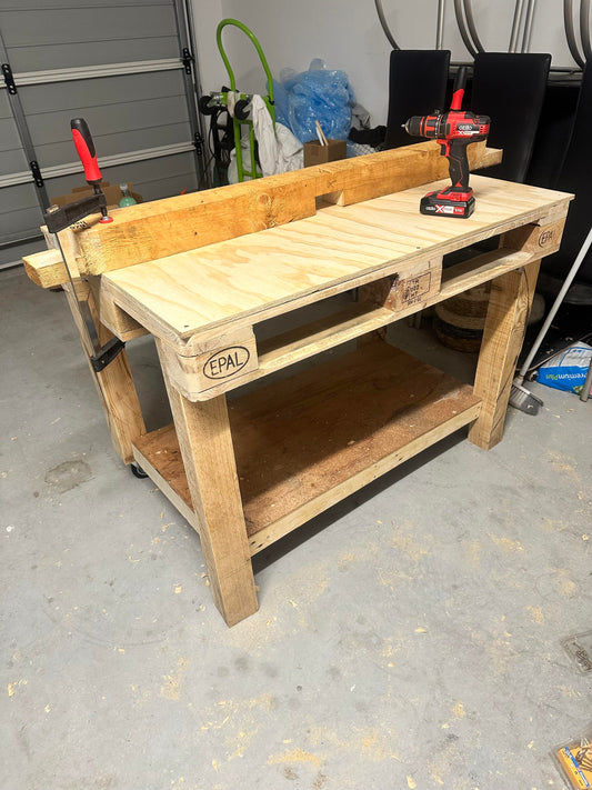 How to Build Your Own Tool Workbench Out of Pallets: A Step-by-Step Guide