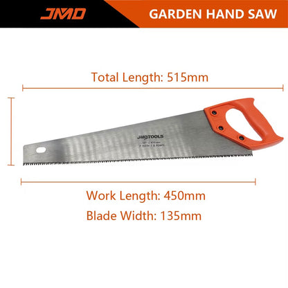 JMD 18” hand saw with plastic handle