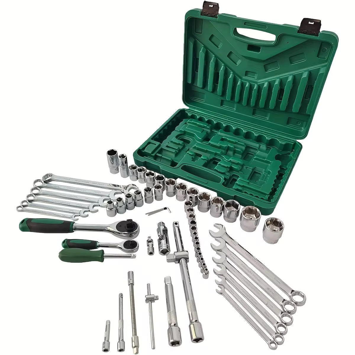 61-piece professional chrome tool set